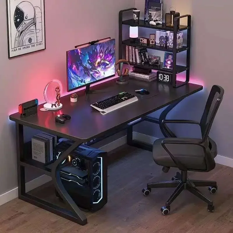 Desk Setup White - โต๊ะคอมพิวเตอร์แบบมินิมอล คุณภาพดี พร้อมอุปกรณ์จัดระเบียบ สร้างสรรค์ โต๊ะคอมพิวเตอร์สีขาว ทันสมัย