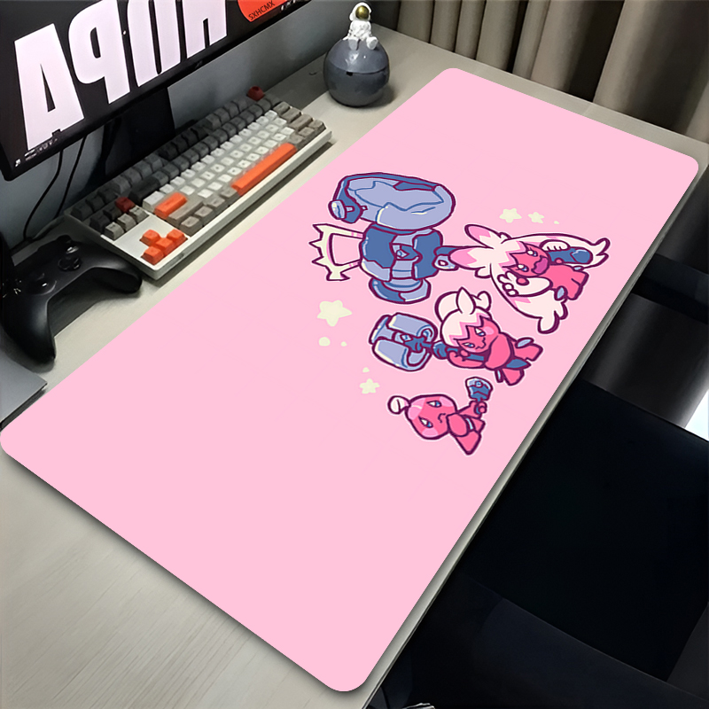 Desk Setup Cozy - แผ่นรองเมาส์ P-pokemon Tinkaton Gamer แผ่นรองคีย์บอร์ด แผ่นรองเมาส์ยาง