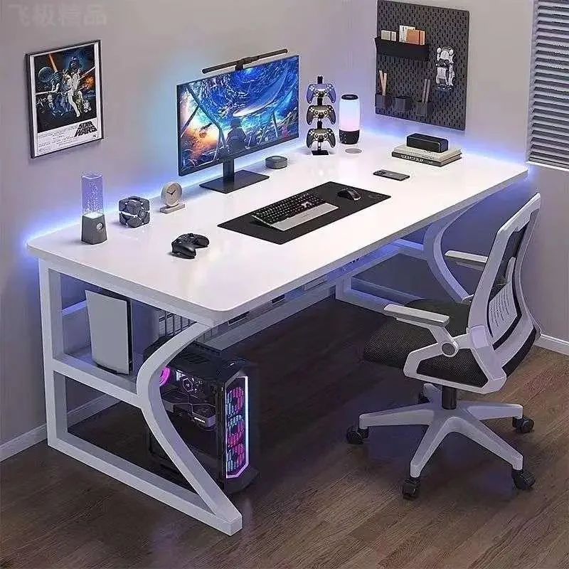 โต๊ะคอมพิวเตอร์แบบมินิมอล คุณภ - Desk Setup White บทวิจารณ์และราคา