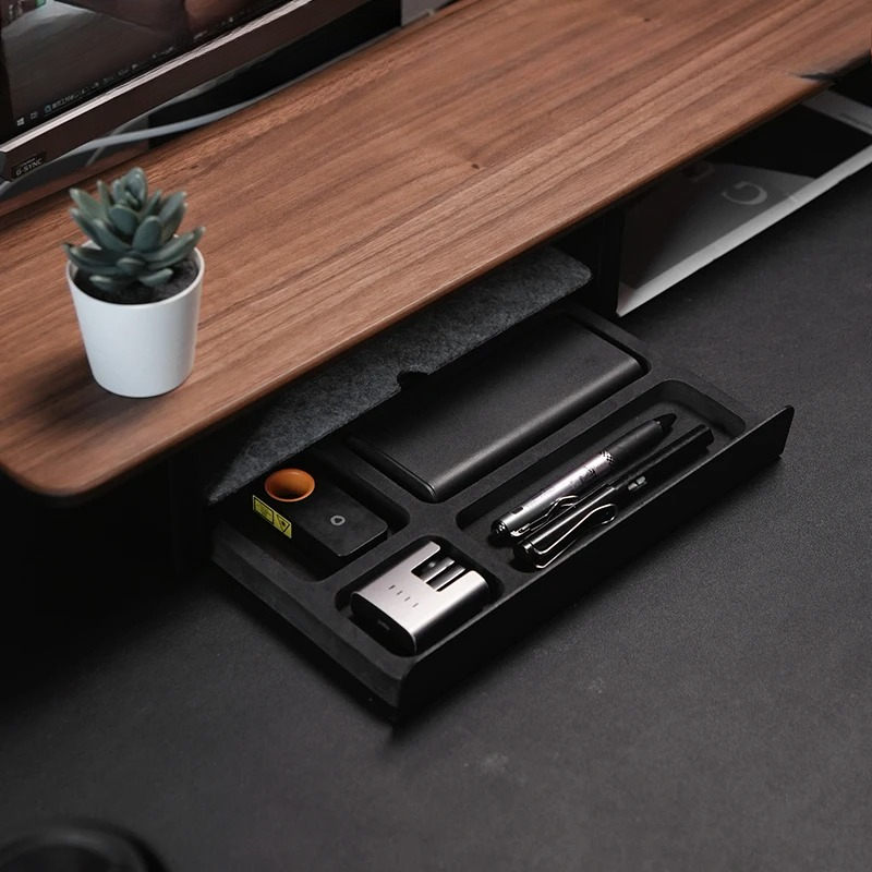 ขาตั้งจอพรีเมียมพร้อมลิ้นชัก ช - Desk Setup Workspace บทวิจารณ์และราคา