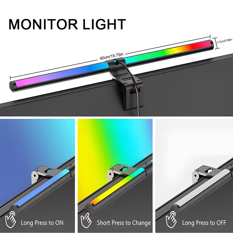 ไฟ LED สำหรับจอคอมพิวเตอร์ ขนา - Desk Setup Study บทวิจารณ์และราคา