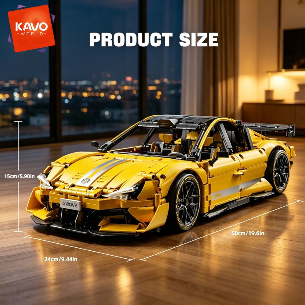 KAVOWORLD ชุดประกอบรถแข่งสีเหล - Desk Setup Build บทวิจารณ์และราคา