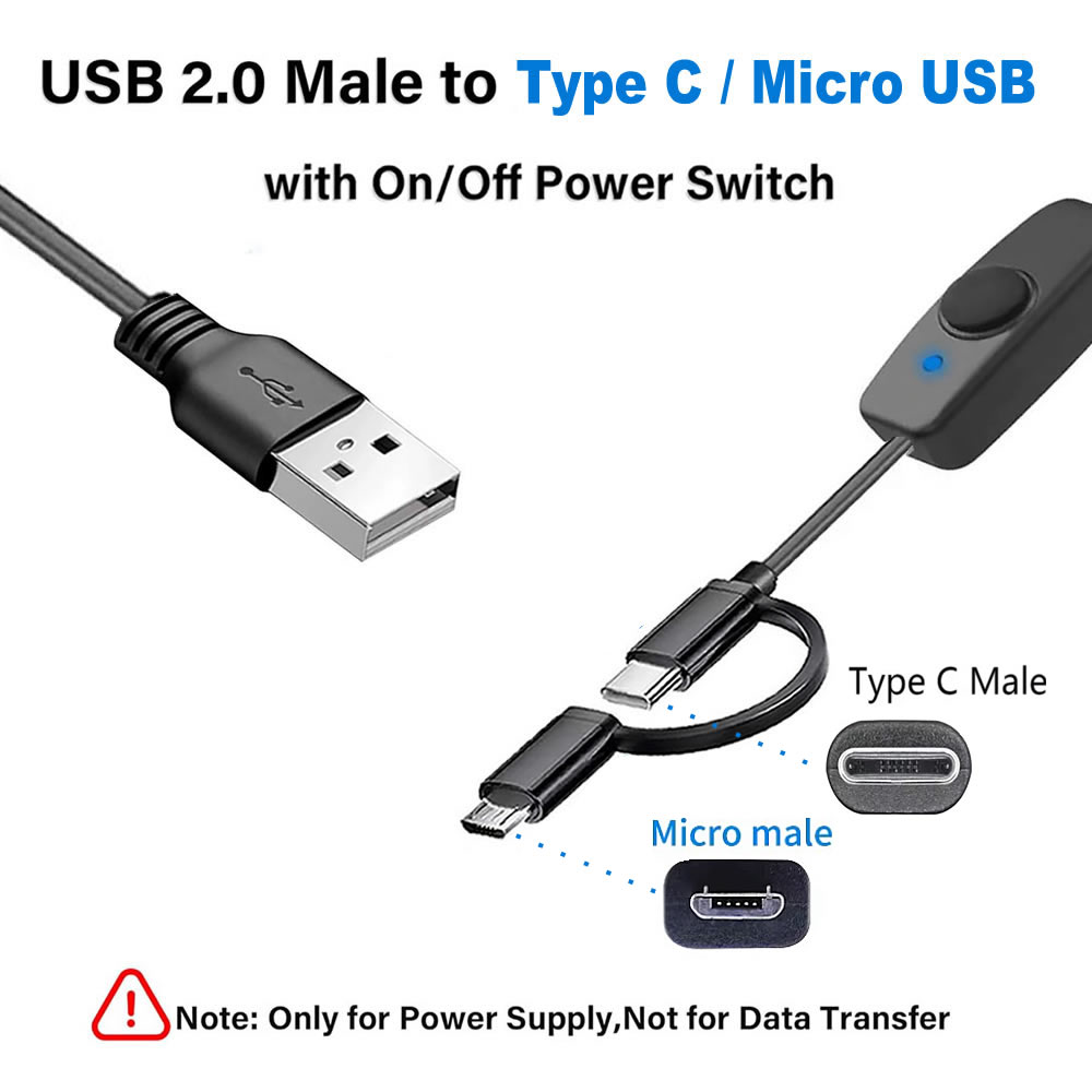 สายชาร์จ 2 in 1 Type C / Micro - Desk Setup Led Strip บทวิจารณ์และราคา