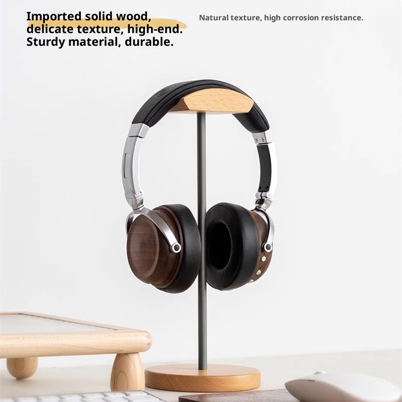 ขาตั้งหูฟังไม้แบล็ควอลนัทและอะ - Desk Setup Table บทวิจารณ์และราคา