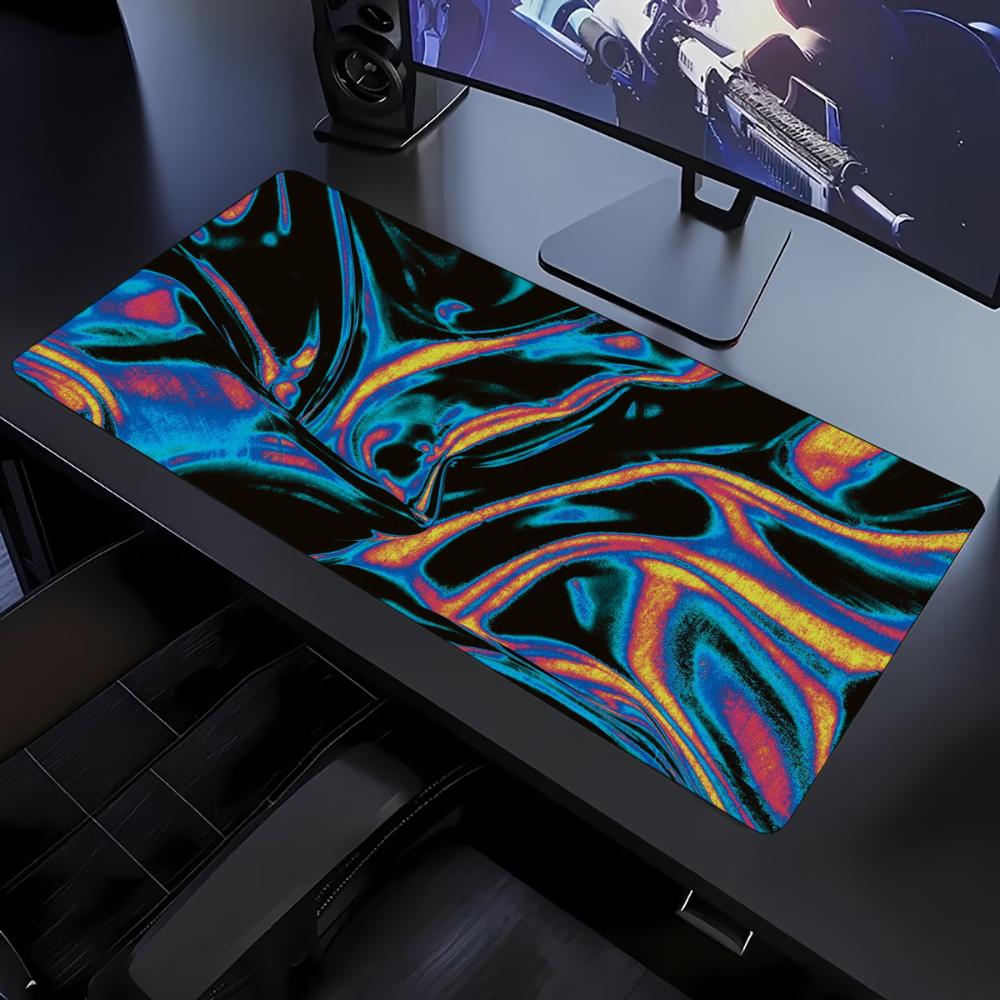 แผ่นรองเมาส์ขนาดใหญ่ลายหมุนสีส - Desk Setup Workspace บทวิจารณ์และราคา