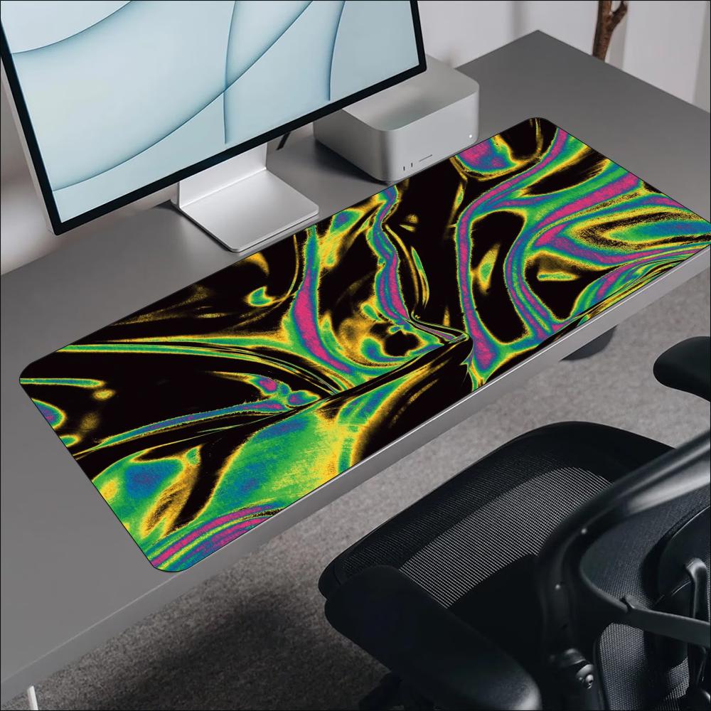 แผ่นรองเมาส์ขนาดใหญ่ลายหมุนสีส - Desk Setup Workspace บทวิจารณ์และราคา