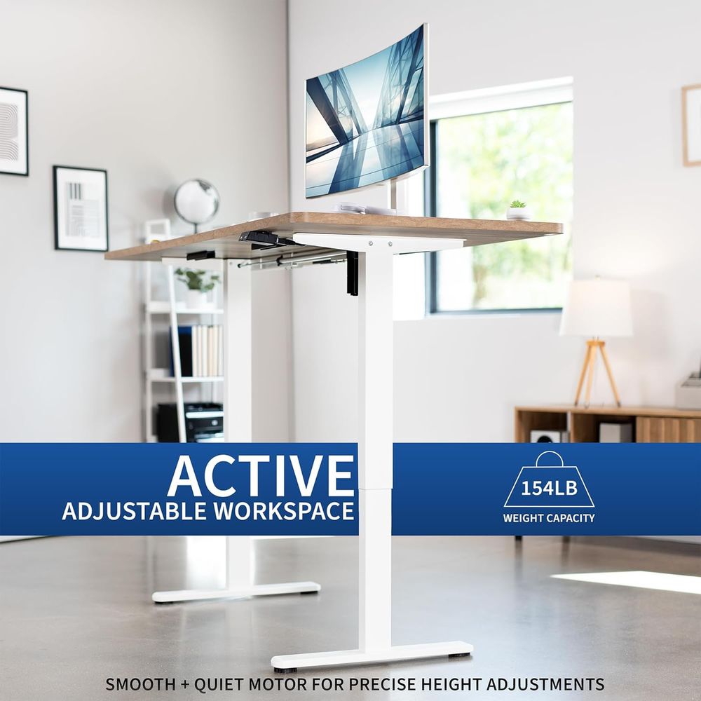 โต๊ะยืนทำงานไฟฟ้าขนาด 71 x 30  - Desk Setup Kit บทวิจารณ์และราคา