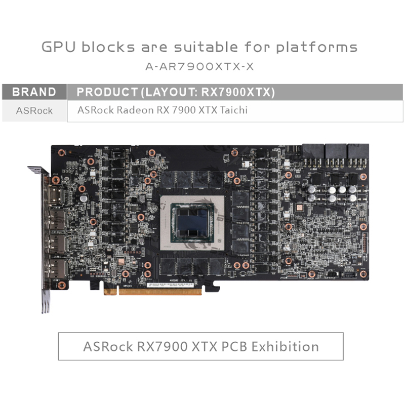 Bykski A-AR7900XTX-X GPU บล็อก - Amd Vga Rx 7900 Xtx บทวิจารณ์และราคา