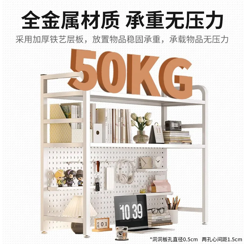 ตารางHoleชั้นวางของชั้นวางของศ - Desk Setup Study บทวิจารณ์และราคา
