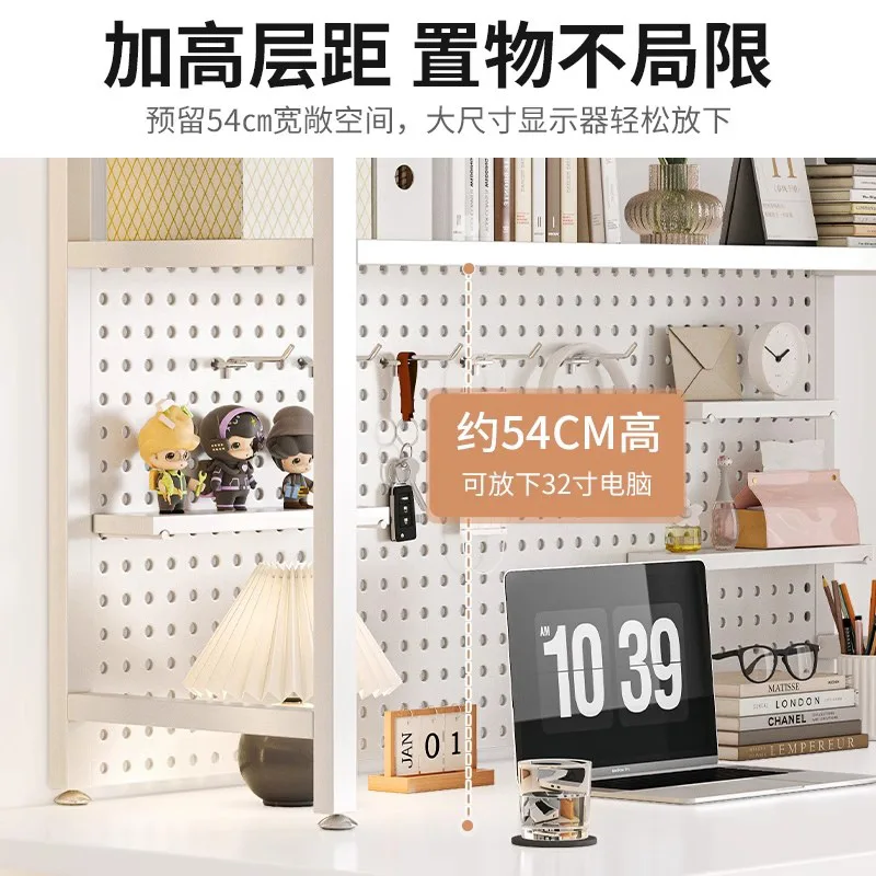 ตารางHoleชั้นวางของชั้นวางของศ - Desk Setup Study บทวิจารณ์และราคา