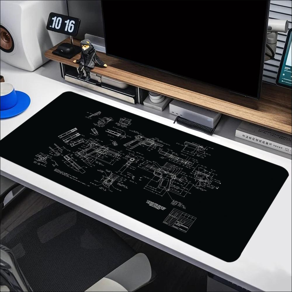 แผ่นรองเมาส์ขนาดใหญ่ลายสเก็ตช์ - Desk Setup Workspace บทวิจารณ์และราคา
