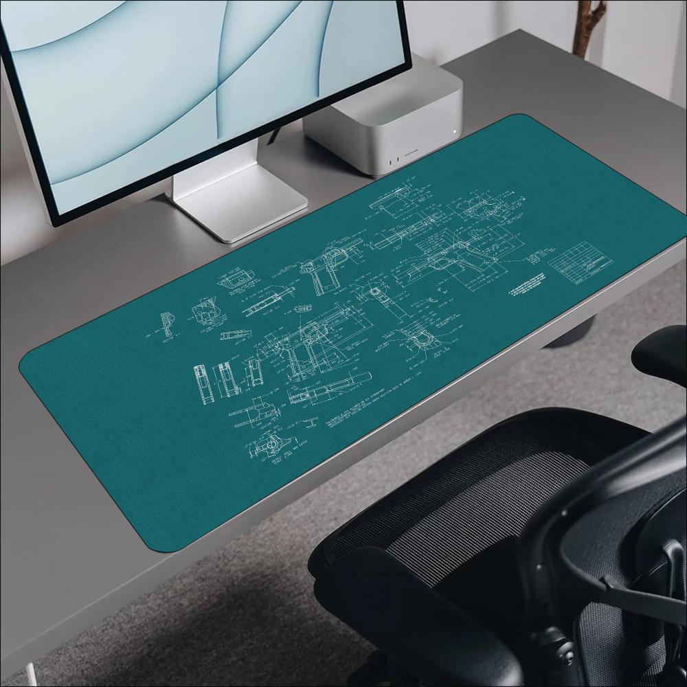 แผ่นรองเมาส์ขนาดใหญ่ลายสเก็ตช์ - Desk Setup Workspace บทวิจารณ์และราคา
