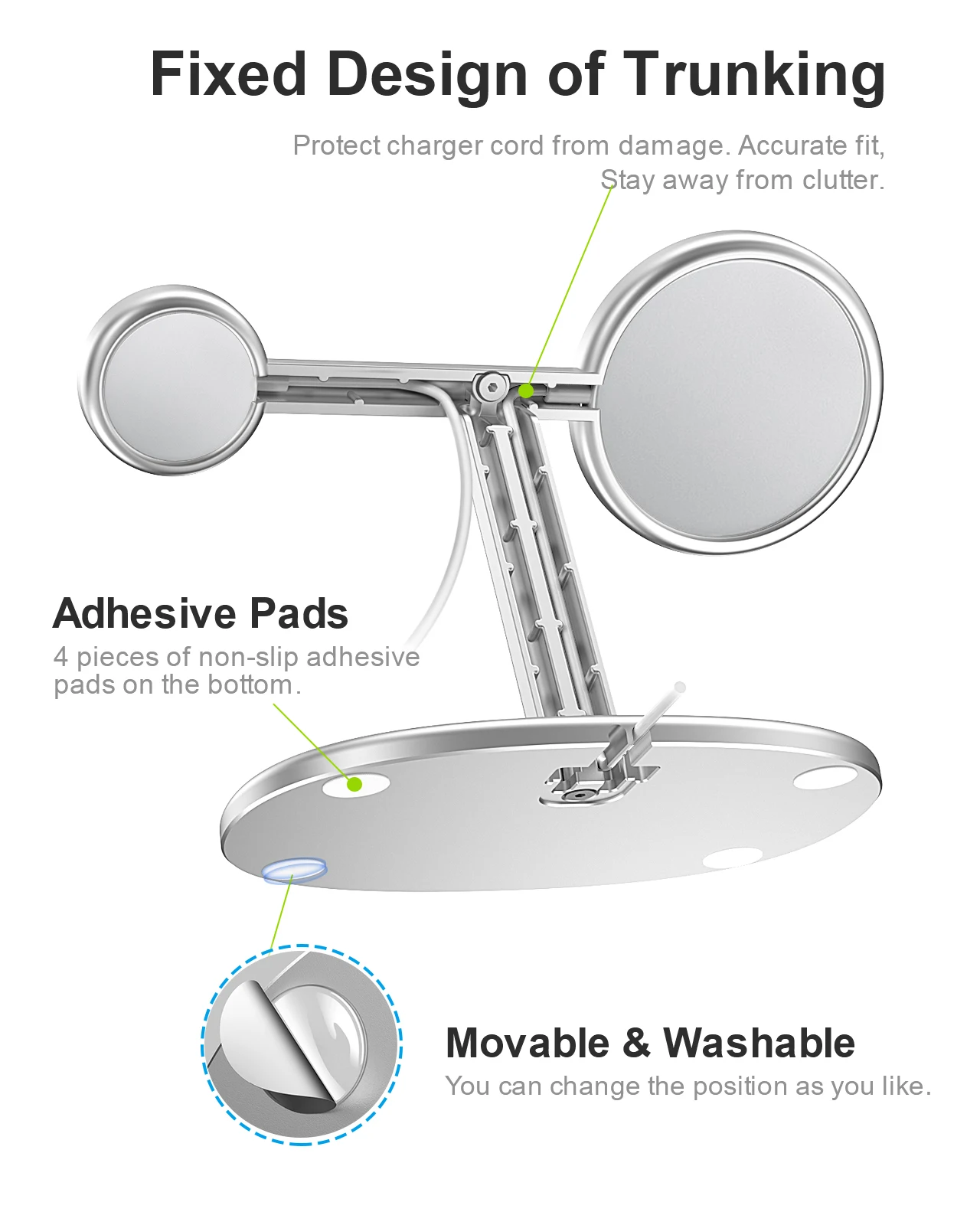 EWA 2-in-1 แท่นวางโทรศัพท์ตั้ง - Desk Setup Table บทวิจารณ์และราคา
