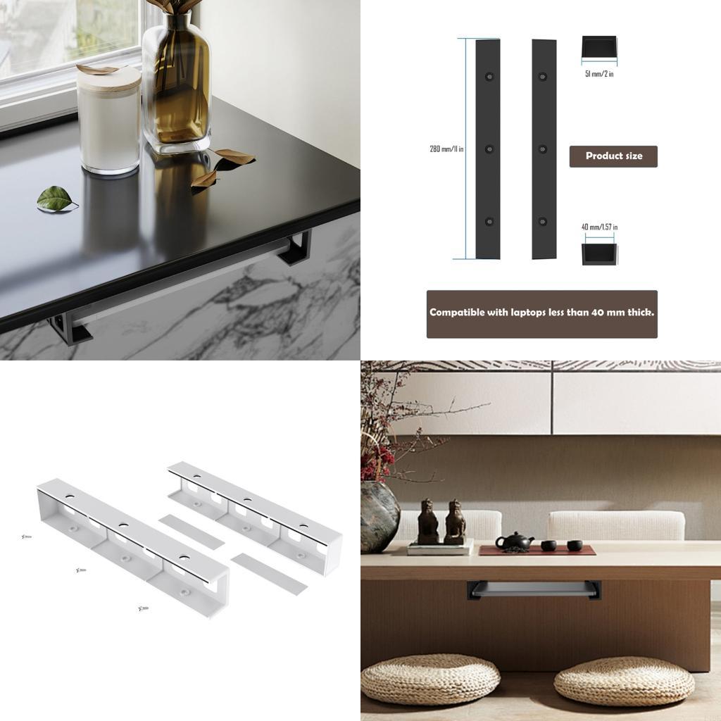 ภายใต้โต๊ะแล็ปท็อปการยึดพื้นที - Desk Setup Workspace บทวิจารณ์และราคา