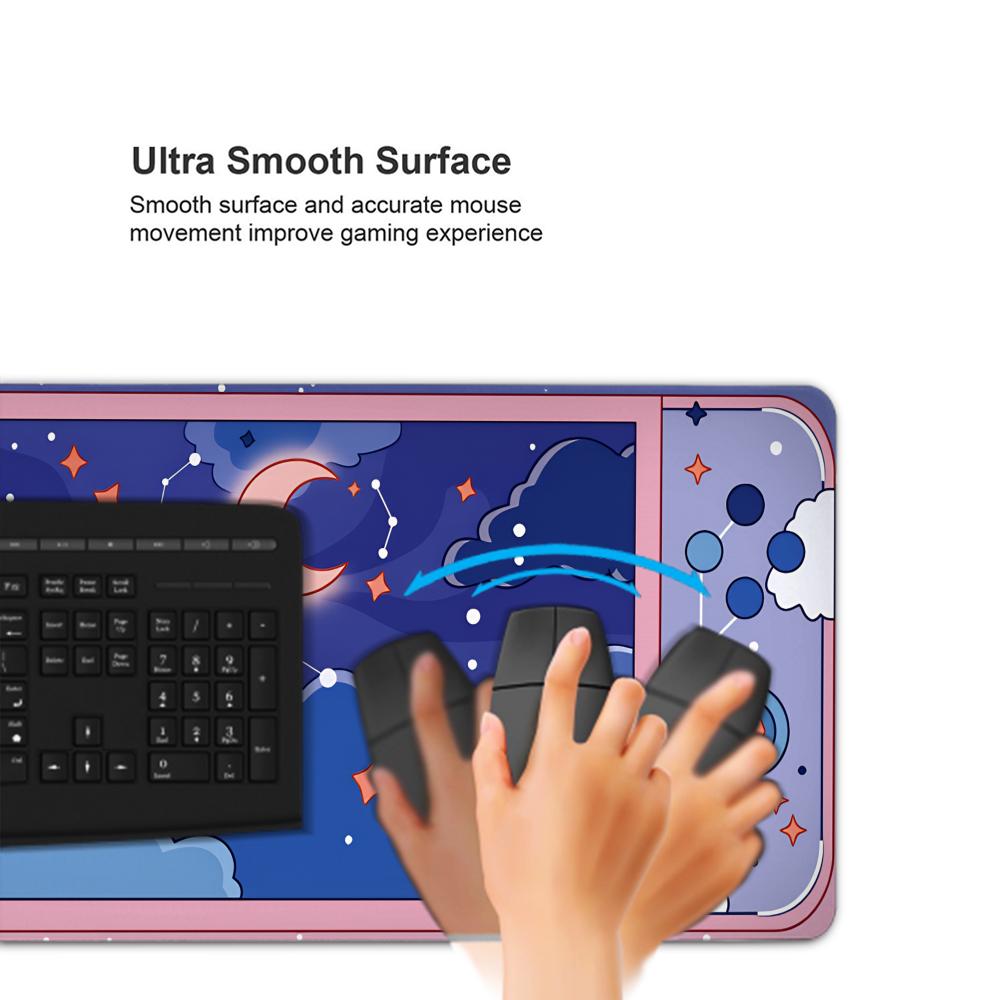 แผ่นรองเมาส์ขนาดใหญ่ HYBXAXC ล - Desk Setup Aesthetic บทวิจารณ์และราคา