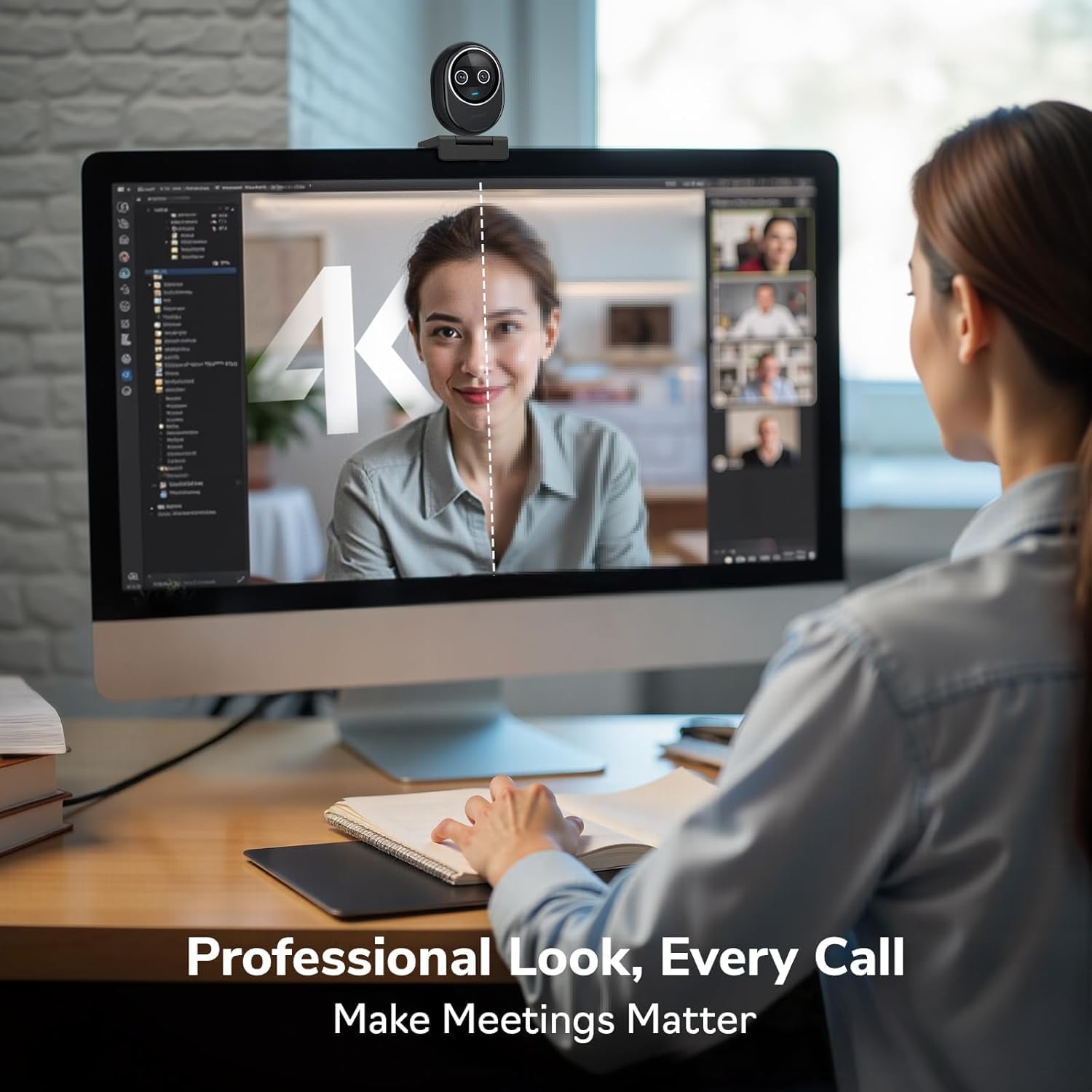 เว็บแคม 4K EMEET กล้องคู่ กล้อ - Desk Setup Ai บทวิจารณ์และราคา