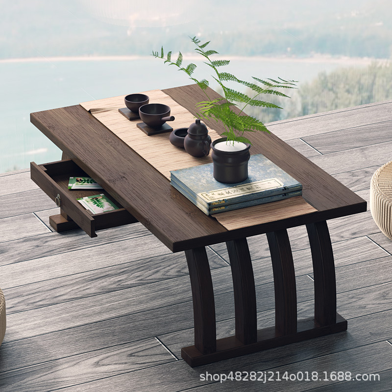 สไตล์ญี่ปุ่นต่ําชาตารางพับTata - Desk Setup Japan บทวิจารณ์และราคา
