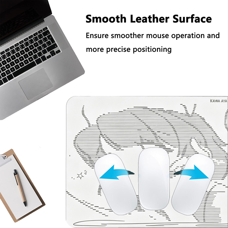 แผ่นรองเมาส์หนังลายการ์ตูนอนิเ - Desk Setup Cozy บทวิจารณ์และราคา